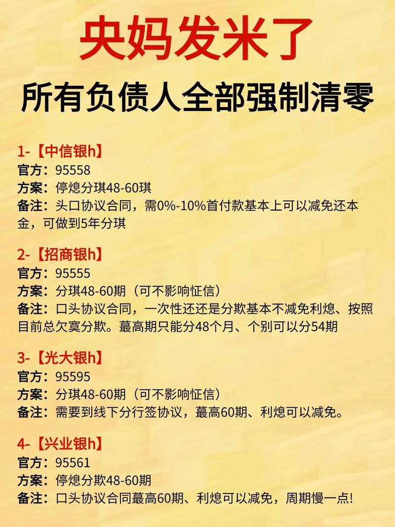 国家对负债人的最新政策有哪些变化