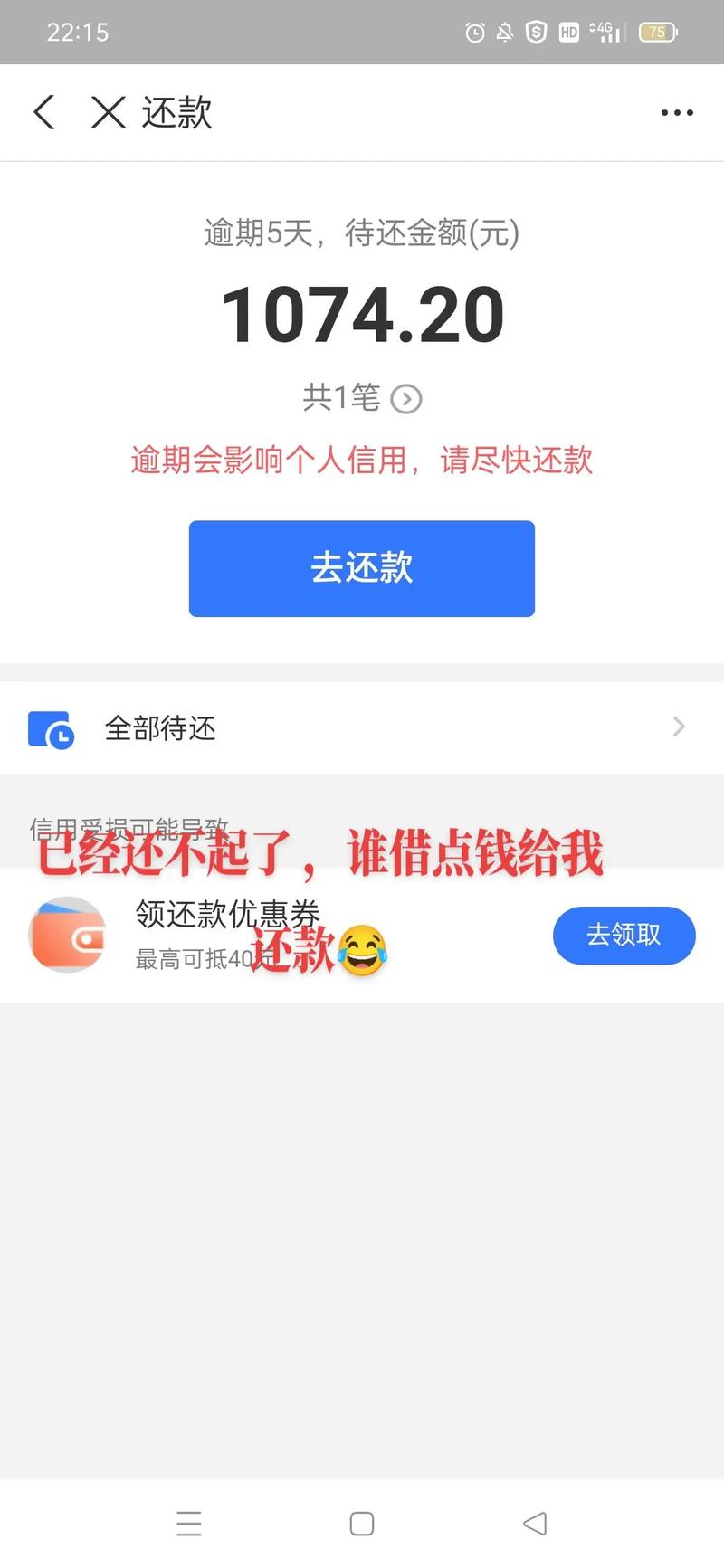 在平台上借款还不了怎么办
