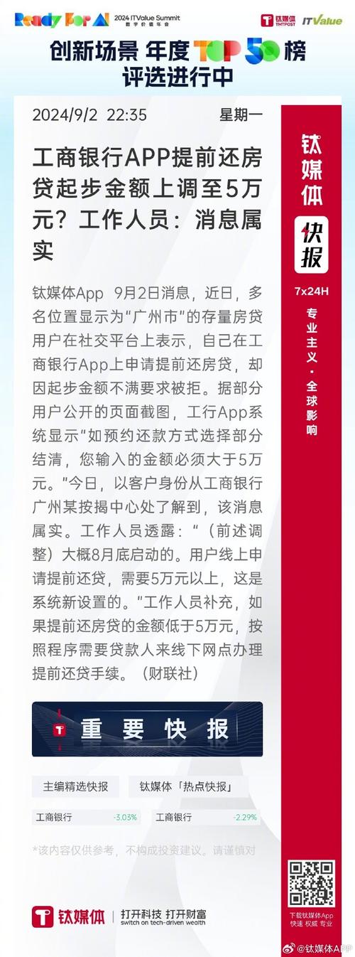 工商银行商贷提前还款30万需要注意哪些事项