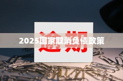 2025国家出台负债扶持措施是什么意思