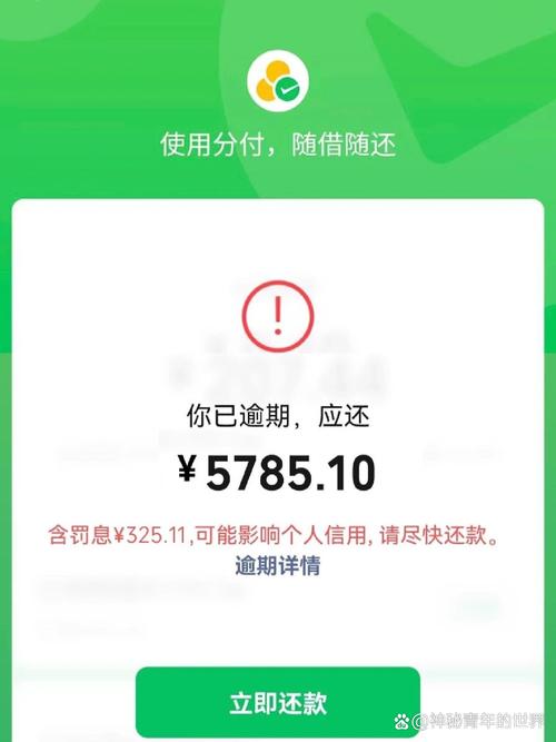 分付逾期多久会催收
