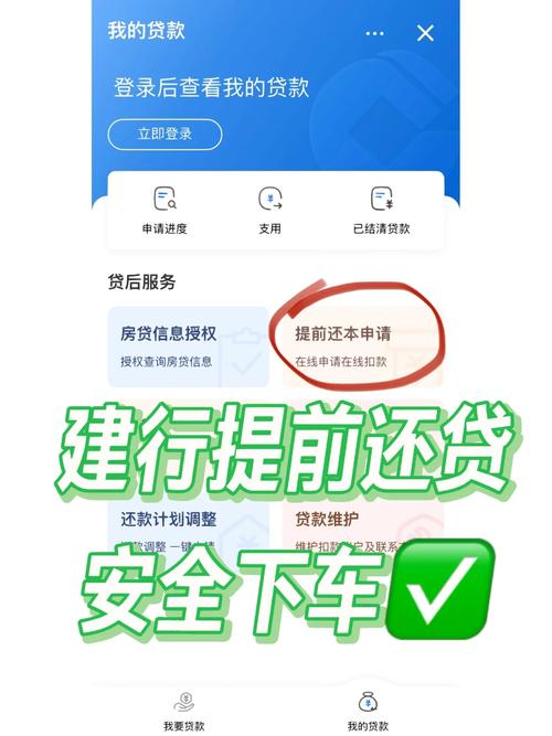 建设银行提前还贷提前多久申请