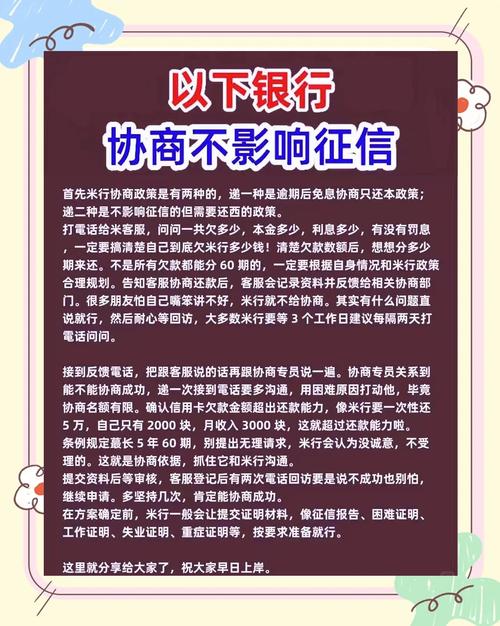 银行逾期协商最新政策有哪些新变化