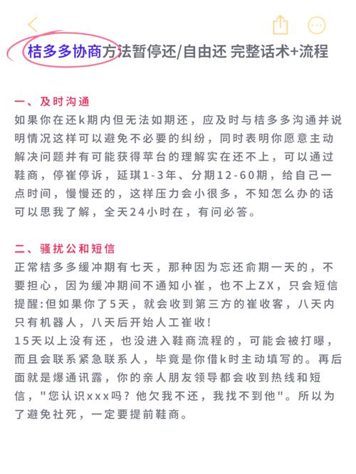 桔多多能协商延期吗？了解申请流程与注意事项