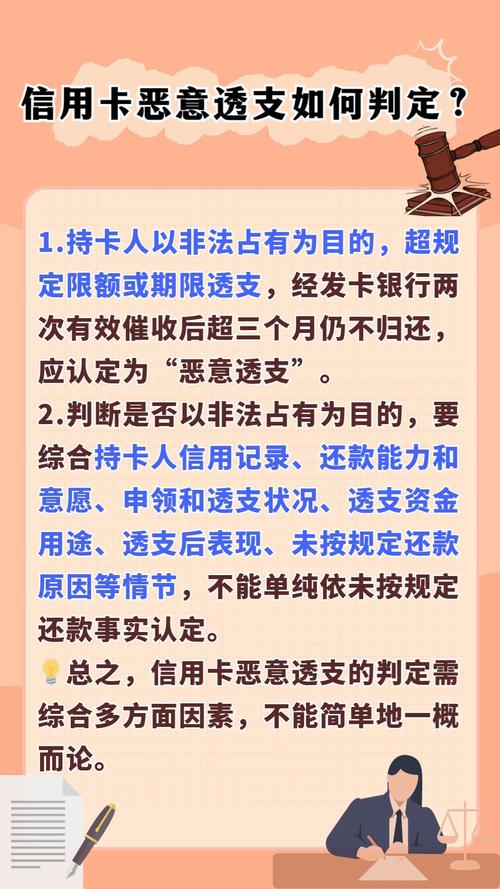 关于你信用卡恶意透支一案的处理方法