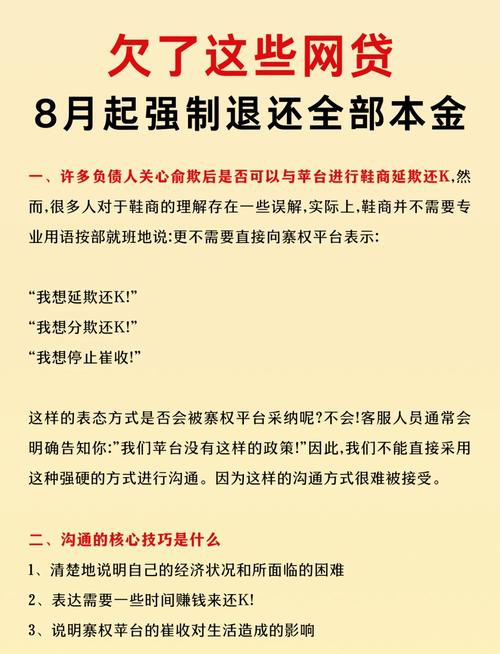 人民银行债务新规定网贷暂停还款的具体内容是什么