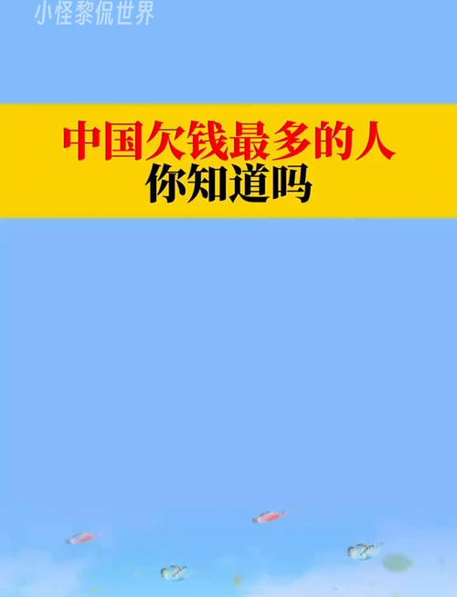 中国欠债多少人