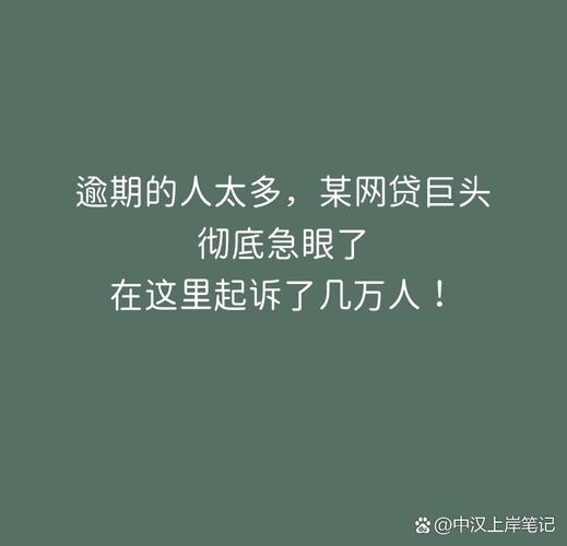 目前六家网贷正在疯狂起诉负债人,如何应对?