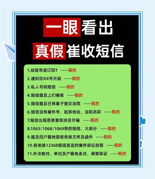 1069开头的催收短信是真的吗？如何辨别真伪？
