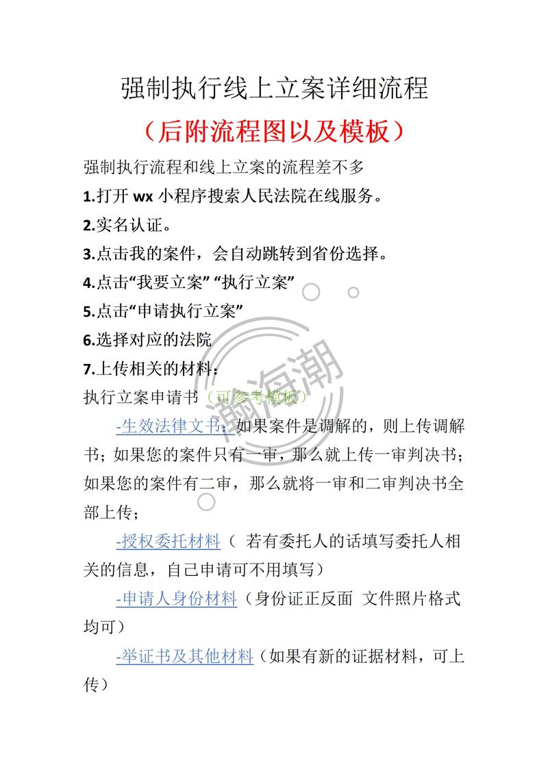 1068逾期立案处理流程