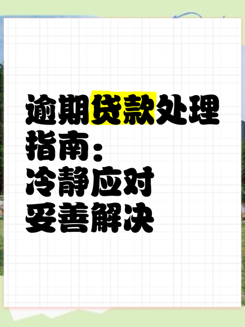 贷款逾期处理最新规定要注意哪些事项