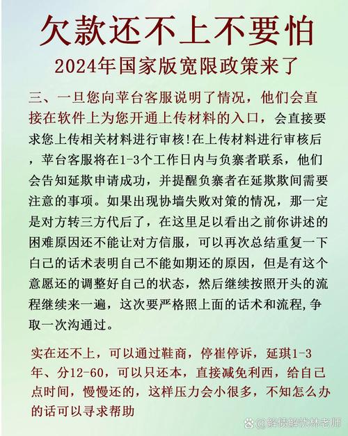 网贷新规2024最新逾期政策