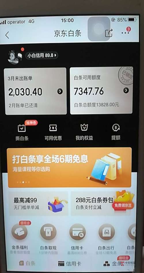 白条没有逾期突然被锁了怎么办