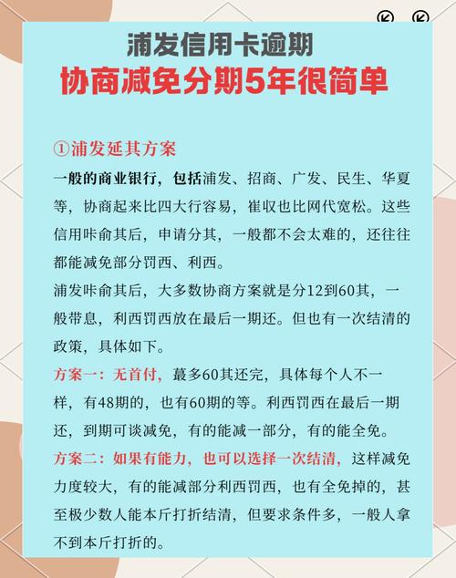 浦发信用卡协商最新政策有哪些变化？