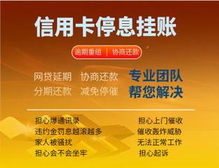 网贷怎么申请停息挂账只还本金的