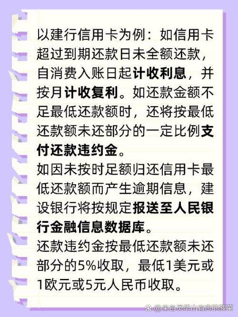 建行信用卡还款宽限期是多久?