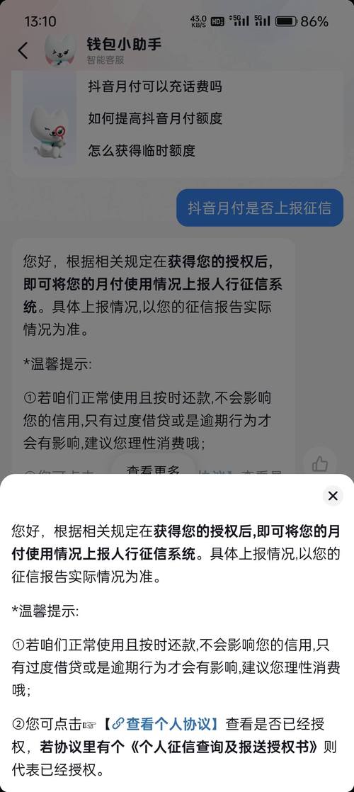 抖音月付逾期多久会上征信的影响有哪些？