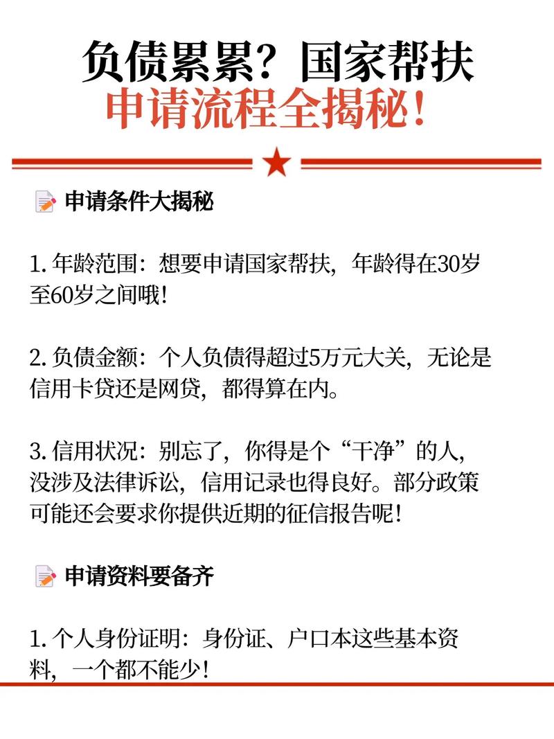 国家对负债人清零的政策怎么申请