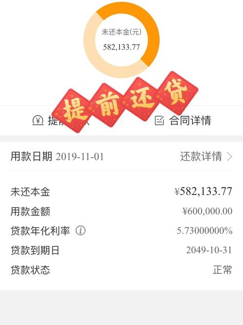 农行房贷提前还款最新规定