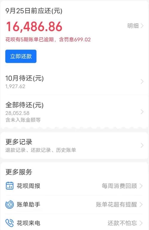 有多少支付宝逾期的借款