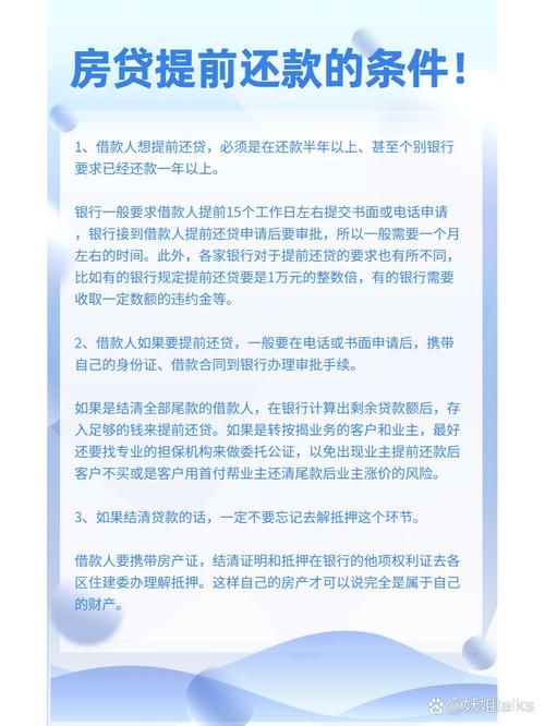 中国银行房贷提前还款规定及流程详解