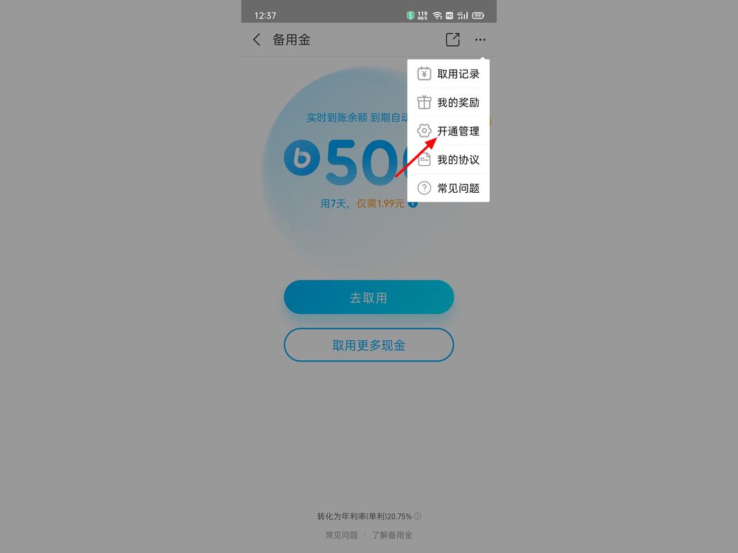 支付宝上备用金忘记还,迟了一天怎么办