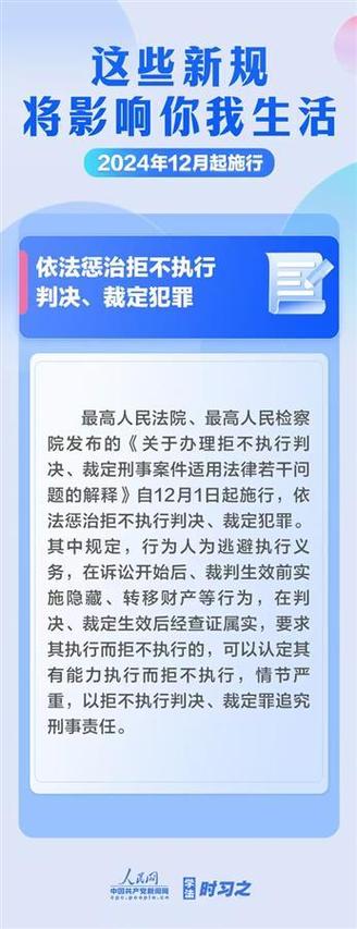 12月份老赖新规具体内容是什么?